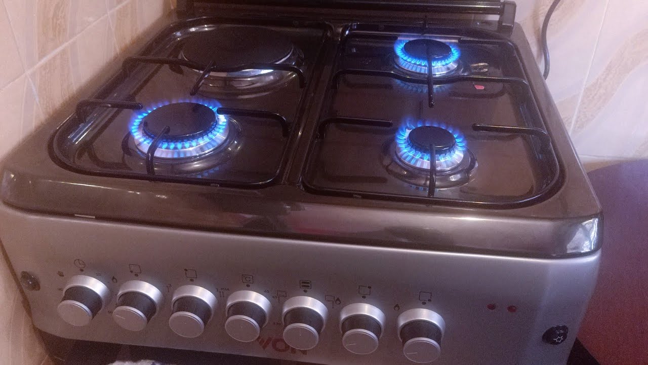 Как управлять газовой + электрической плитой (конфорками и духовкой)