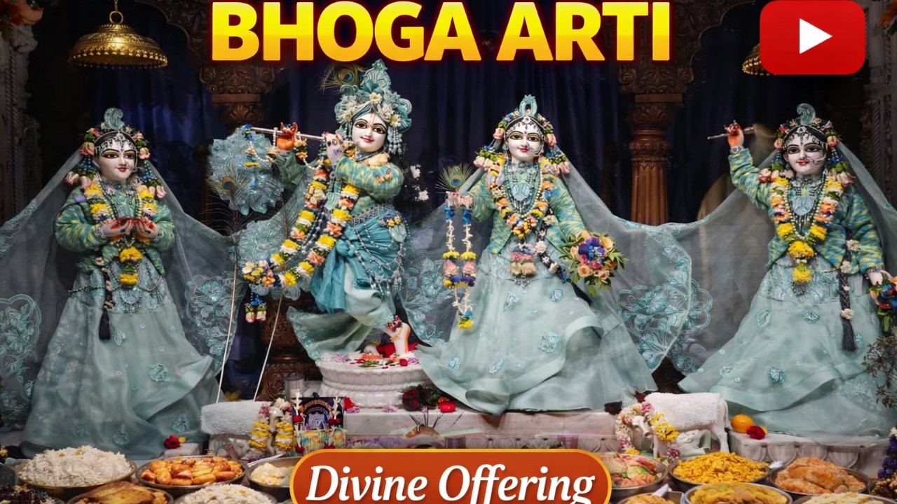 Bhoga Arti  -- 12th February 2026#iskconrohiniofficial