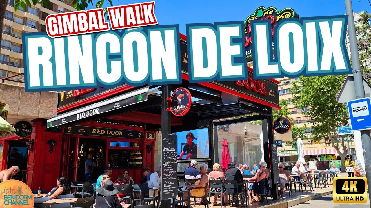 BENIDORM - The Rincón Walk: Grand Hotels & Friendly Bars 4K