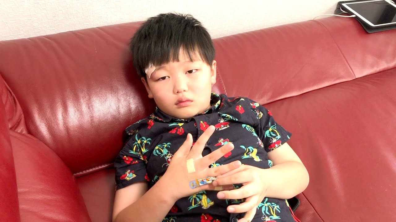 自転車が大破・・コケて怪我をしてしまったこころ君＞＜【ココロマン普段の様子】