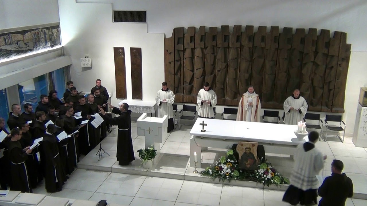 Obred preminuća svetog Franje - transitus - Franjevačka teologija Sarajevo 2019.
