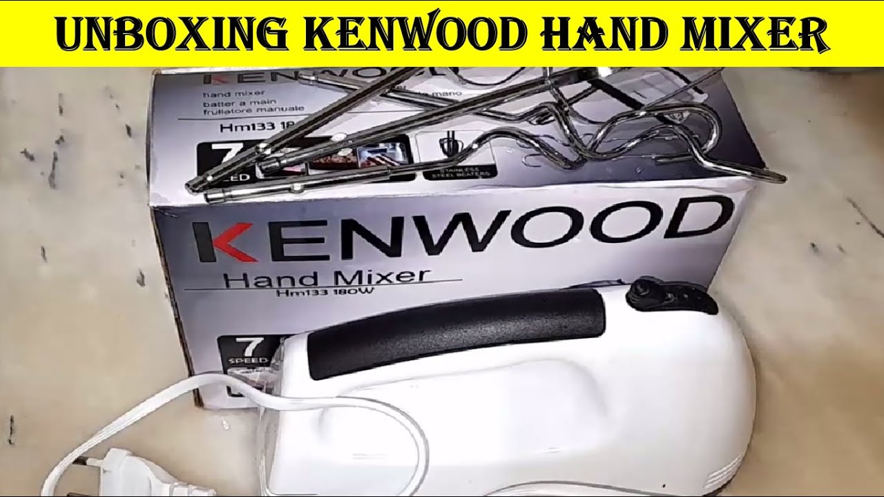 Kenwood Hand Mixer HM133 180 Watt || Hand Mixer Unboxing and Review || Best Hand Mixer