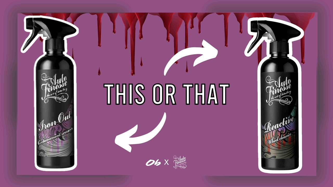 WHAT IS THE DIFFERENCE? | Autofinesse Reactive Vs Iron Out
