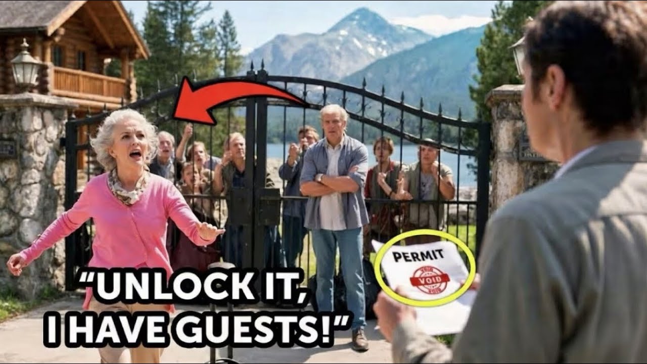 HOA Karen Claimed She Reserved My Cabin for 100 Guests — So I Shut the Gate and Humiliated Her!
