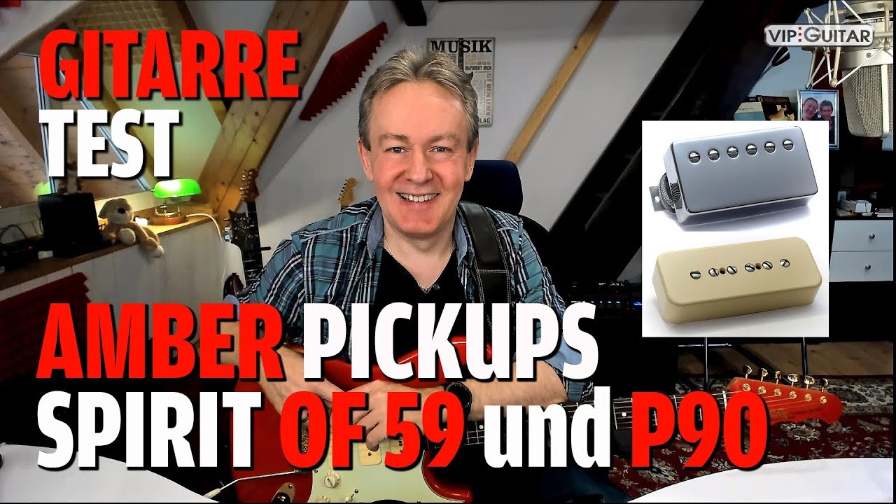 Gitarre Test: Amber Pickups - Spirit of 59 CrossPoint und P90 Standard