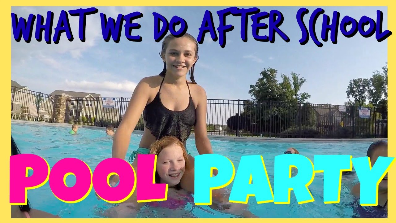 📲WHAT DO WE DO AFTER SCHOOL📲 |👙 POOL PARTY👙 | Emma & Ellie