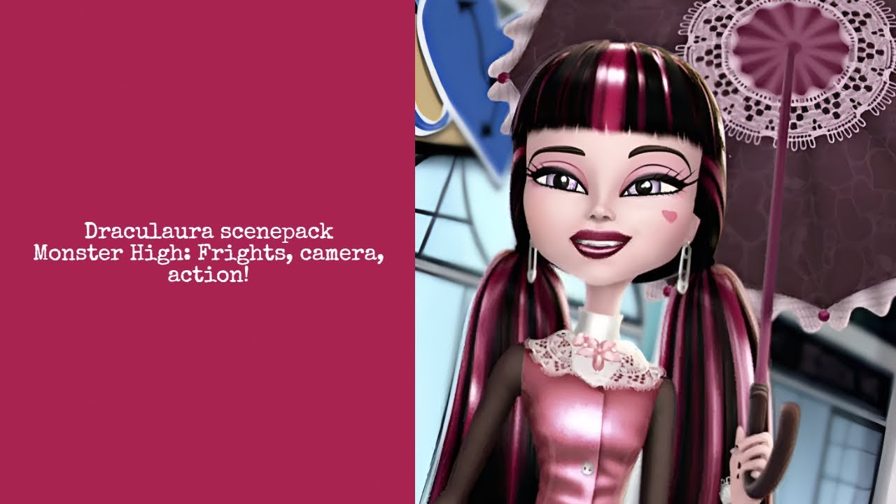 Draculaura scenepack part 2 (Monster High: Frights, camera, action) 1080p