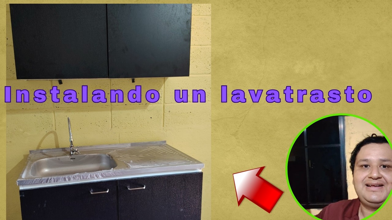 Instalando un lavatrasto en la casa 😁