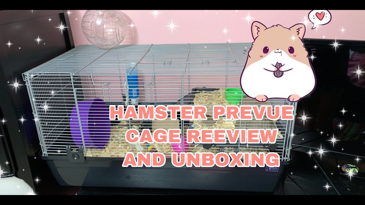 MOMO'S PREVUE HAMSTER CAGE UNBOXING & REVIEW