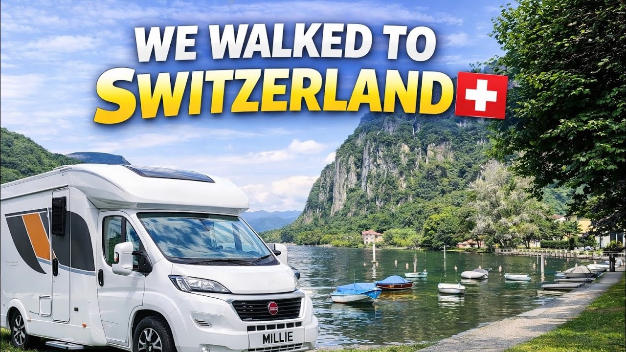 Motorhome Vanlife on Lake Como and Lake Lugano - Italy to Switzerland Adventures