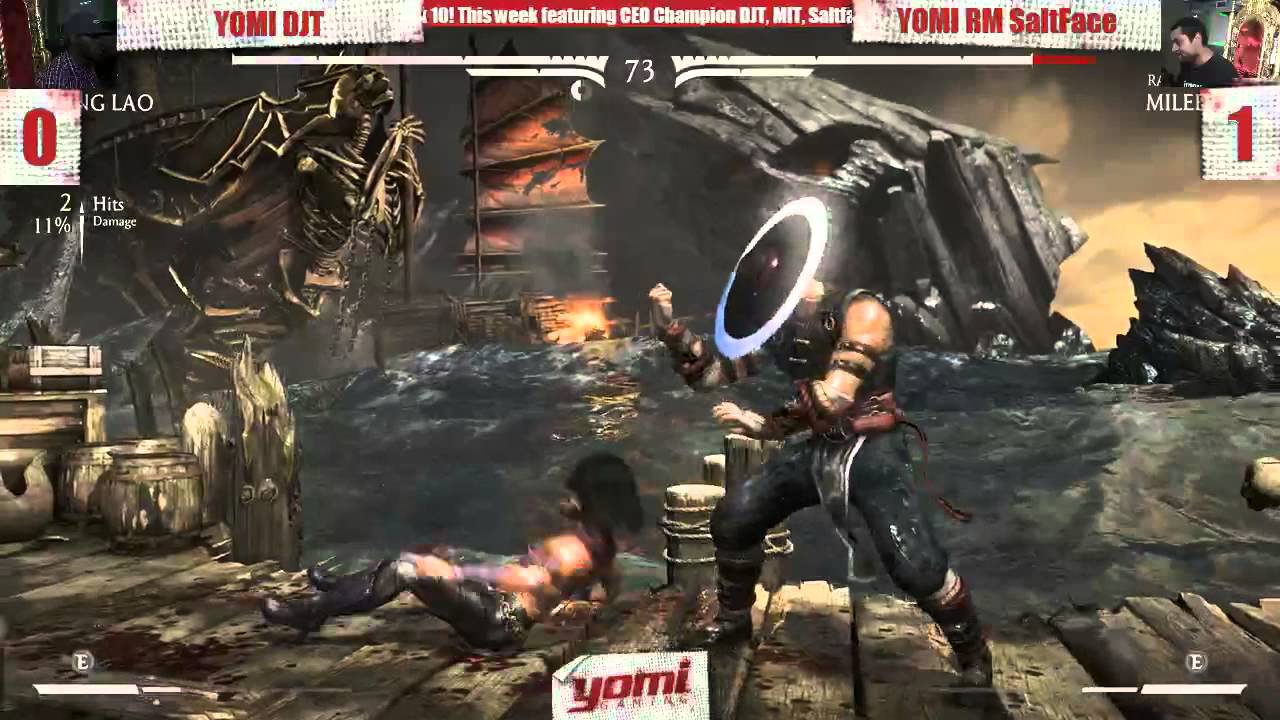 Yomi Gaming MKX Kombat Tuesday Week 10 Loser's Bracket YOMI DJT vs YOMI RM SaltFace