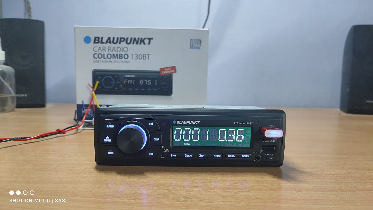 Blaupunkt Car Radio COLOMBO 130BT 4x50w | Unboxing தமிழில் 🔥