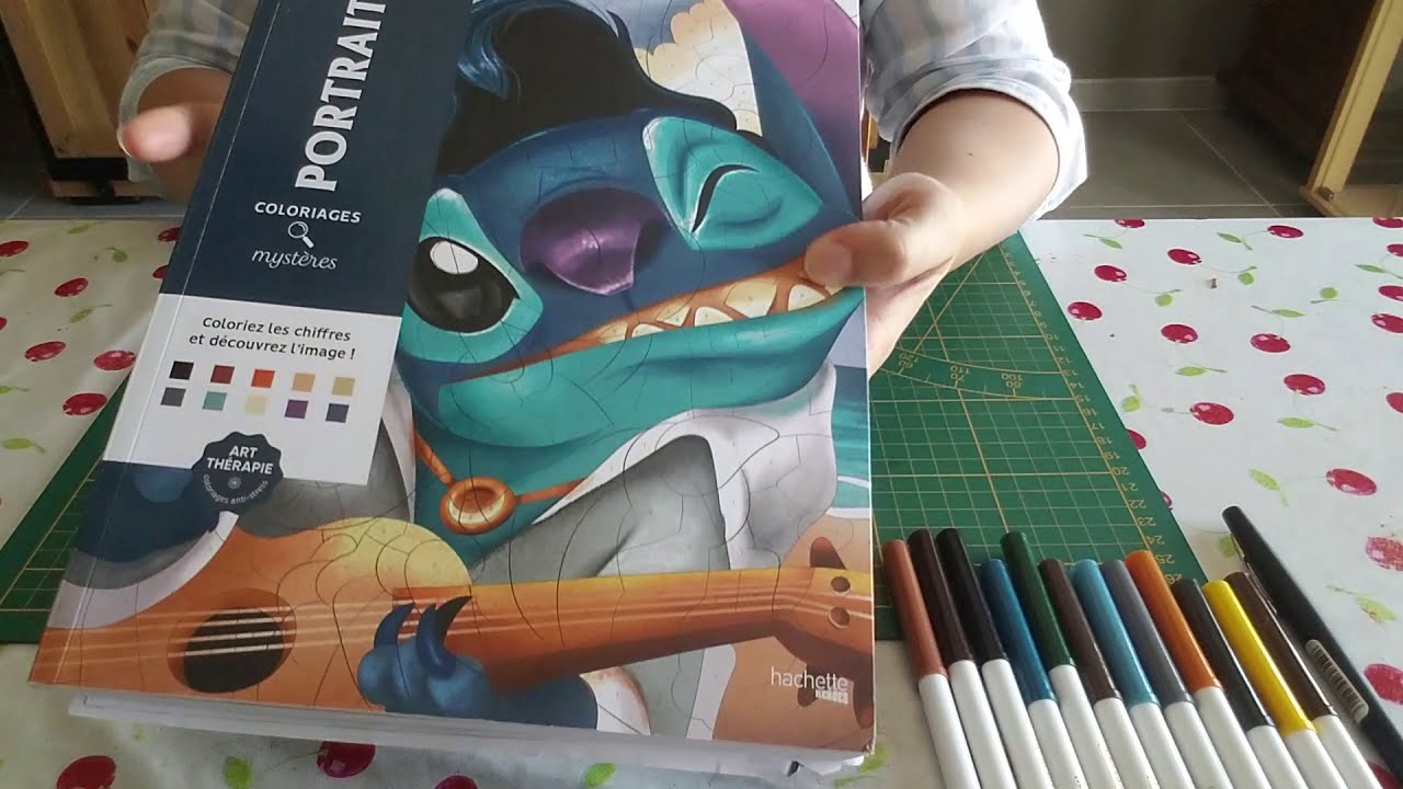 Défi coloriage Février de Caroline Fil d'or