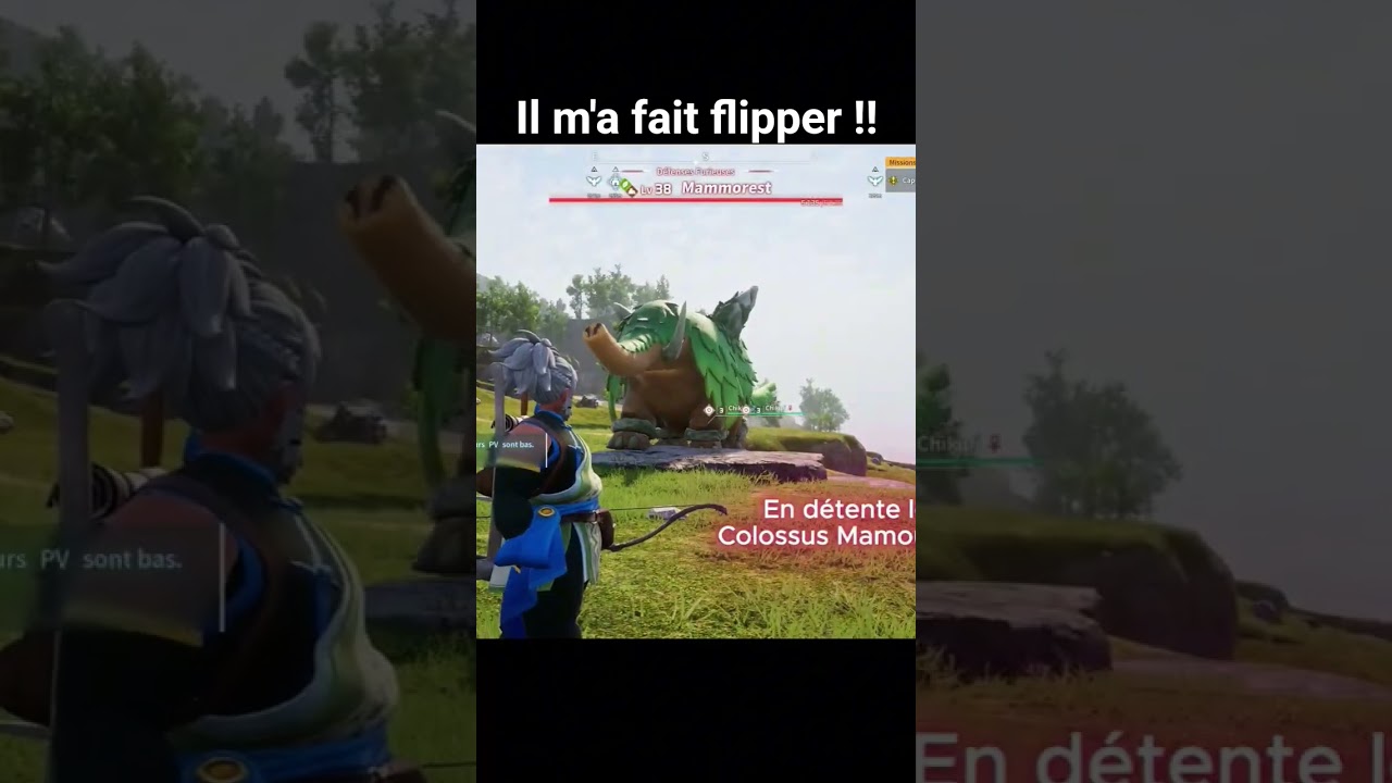 Palworld | Colossus Mamoutus m'a fait peur !  #gaming #gameplay #palworld #games #clips