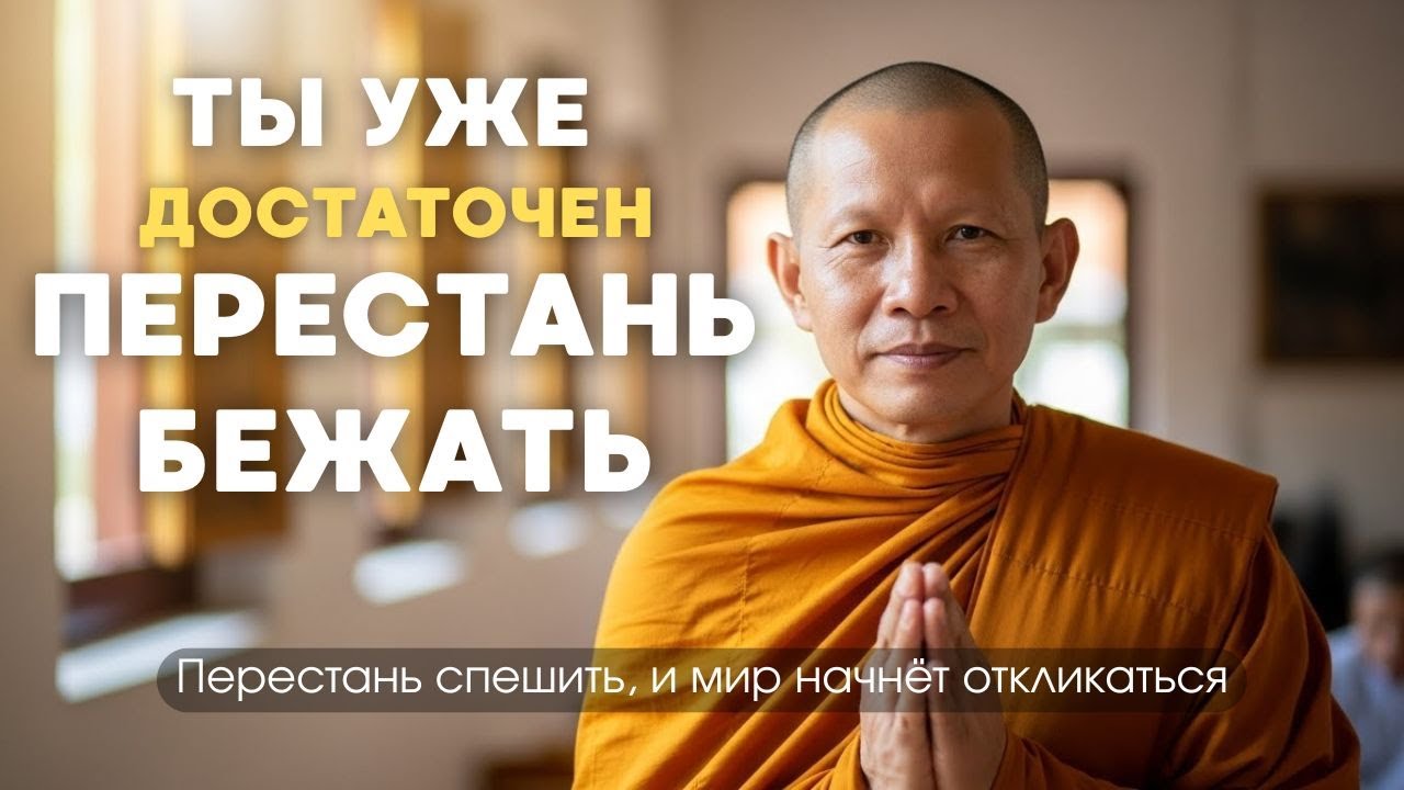 Не гонись за жизнью, и она сама найдёт тебя I Почему всё настоящее приходит только в тишине