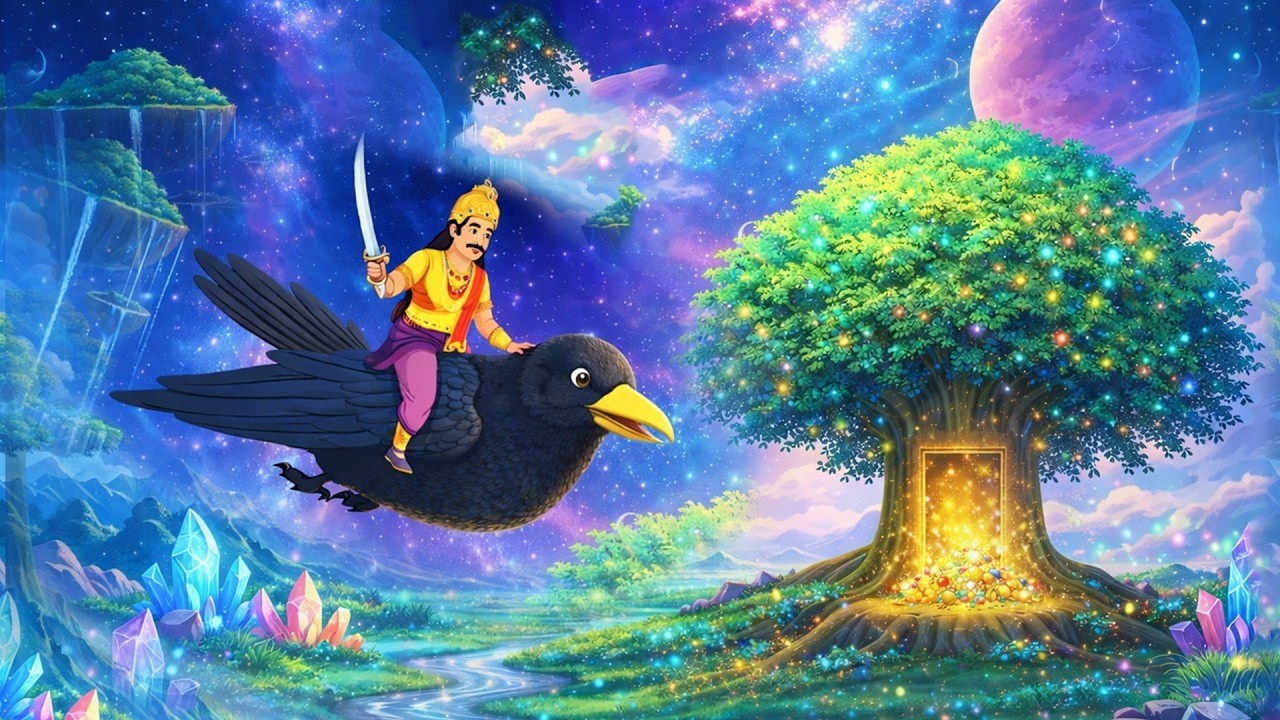 जादुई कौवा और राजकुमार की दोस्ती | Hindi Story | Hindi Kahaniya | Moral Stories | cartoon story