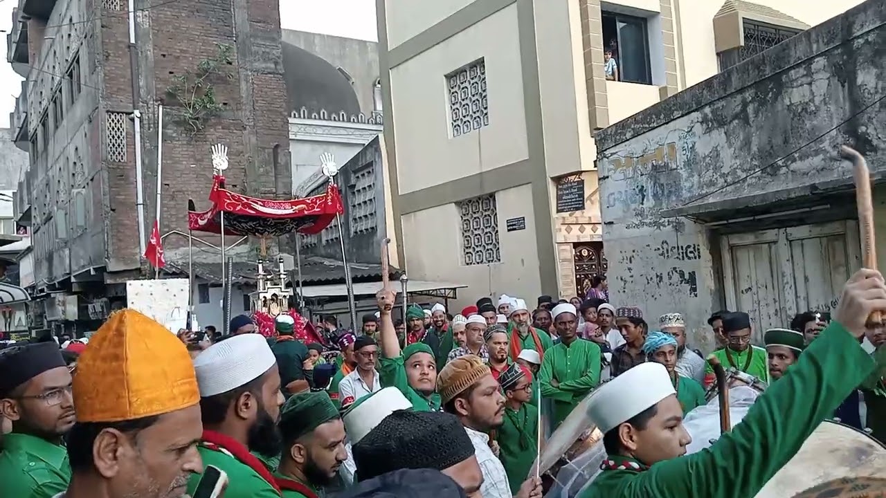 10 muharam taziya sarif 2024 Khan ka e rifai badi gadi Surat gujrat