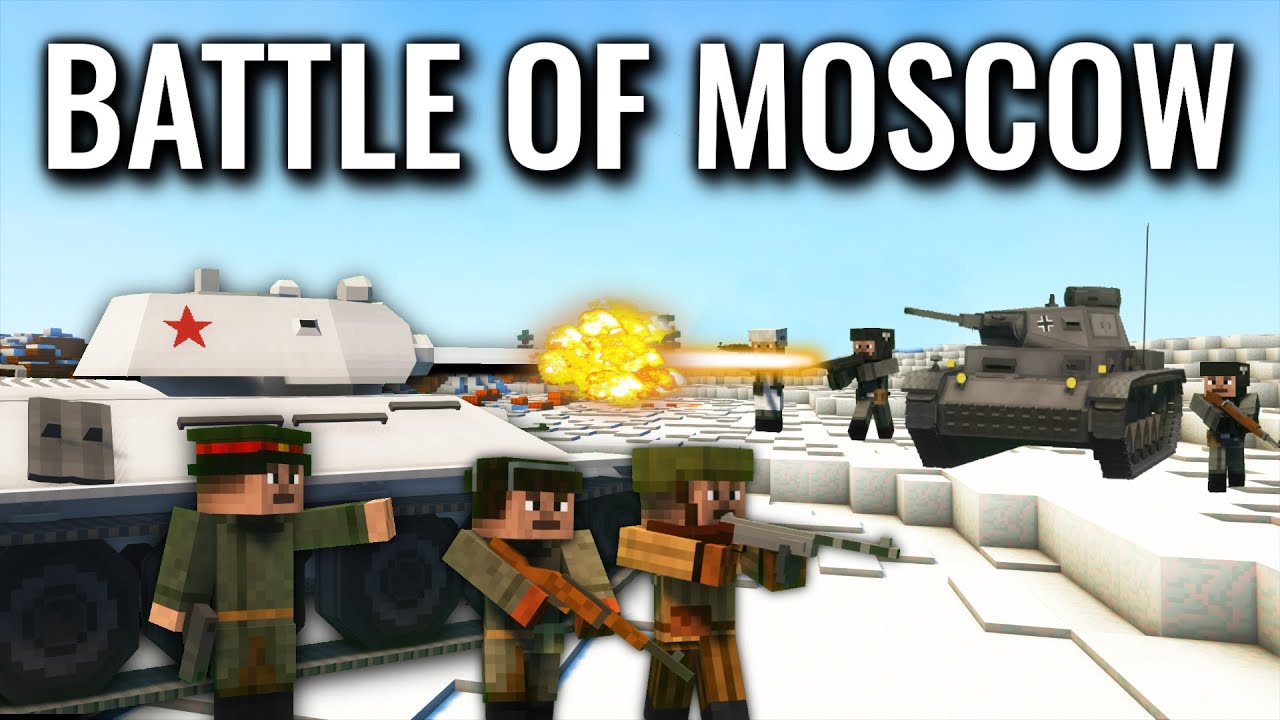 БИТВА ЗА МОСКВУ 1941 — Вторая мировая война в Minecraft