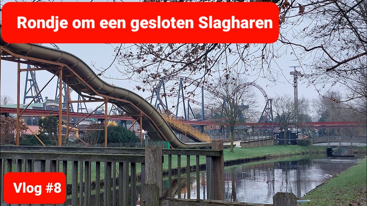 Rondje lopen om een gesloten Attractiepark Slagharen (Vlog #8)