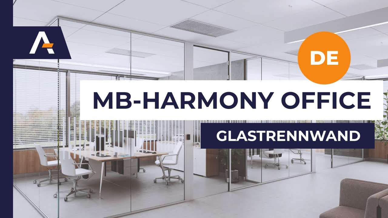 MB Harmony Office Glastrennwand – eine Neuheit von Aluprof