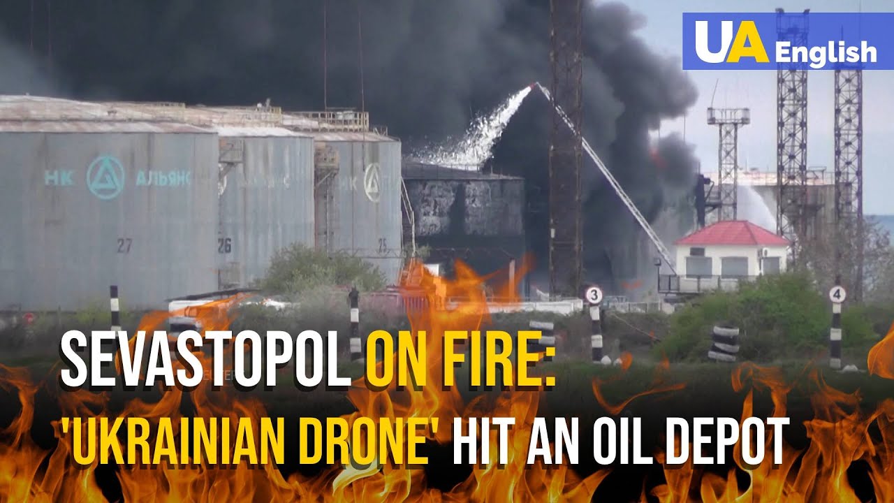 40k Tons of Russian Fuel Burned in Temp. Occupied #Sevastopol in Crimea