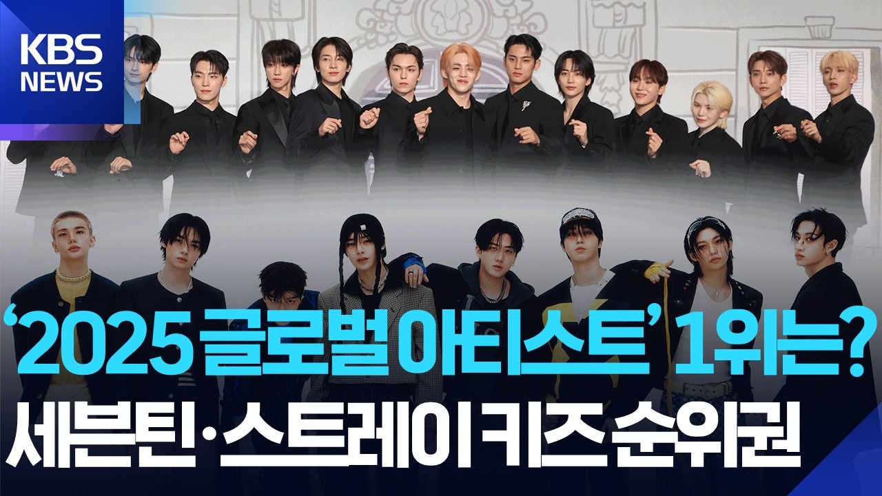 세븐틴·스트레이 키즈, ‘글로벌 아티스트’ 순위권…1위 가수는? [잇슈 컬처] / KBS  2026.02.20.