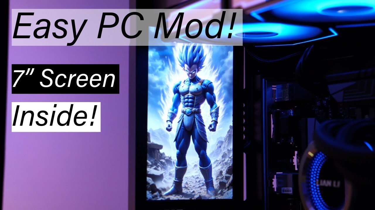 I Put a 7-Inch Screen Inside My PC Case &ndash; Here&rsquo;s How!