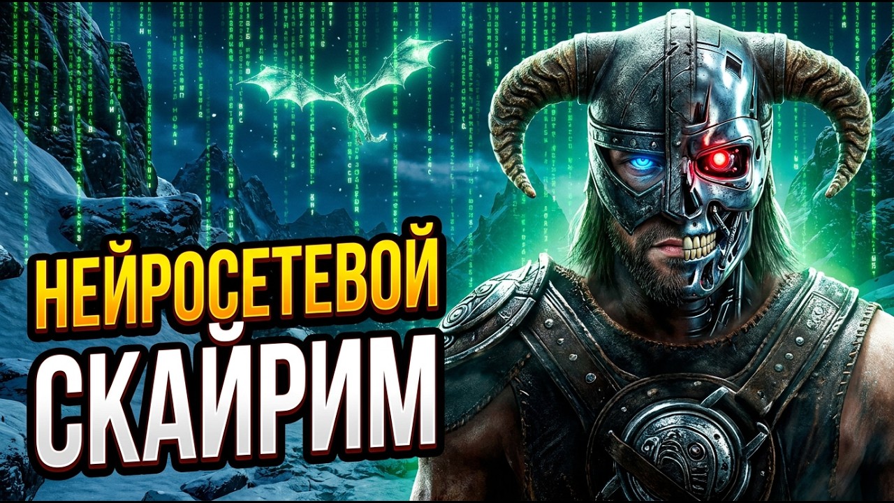 SKYRIM, НО ВСЕ NPC ЖИВЫЕ (СКАЙРИМ С НЕЙРОСЕТЬЮ)