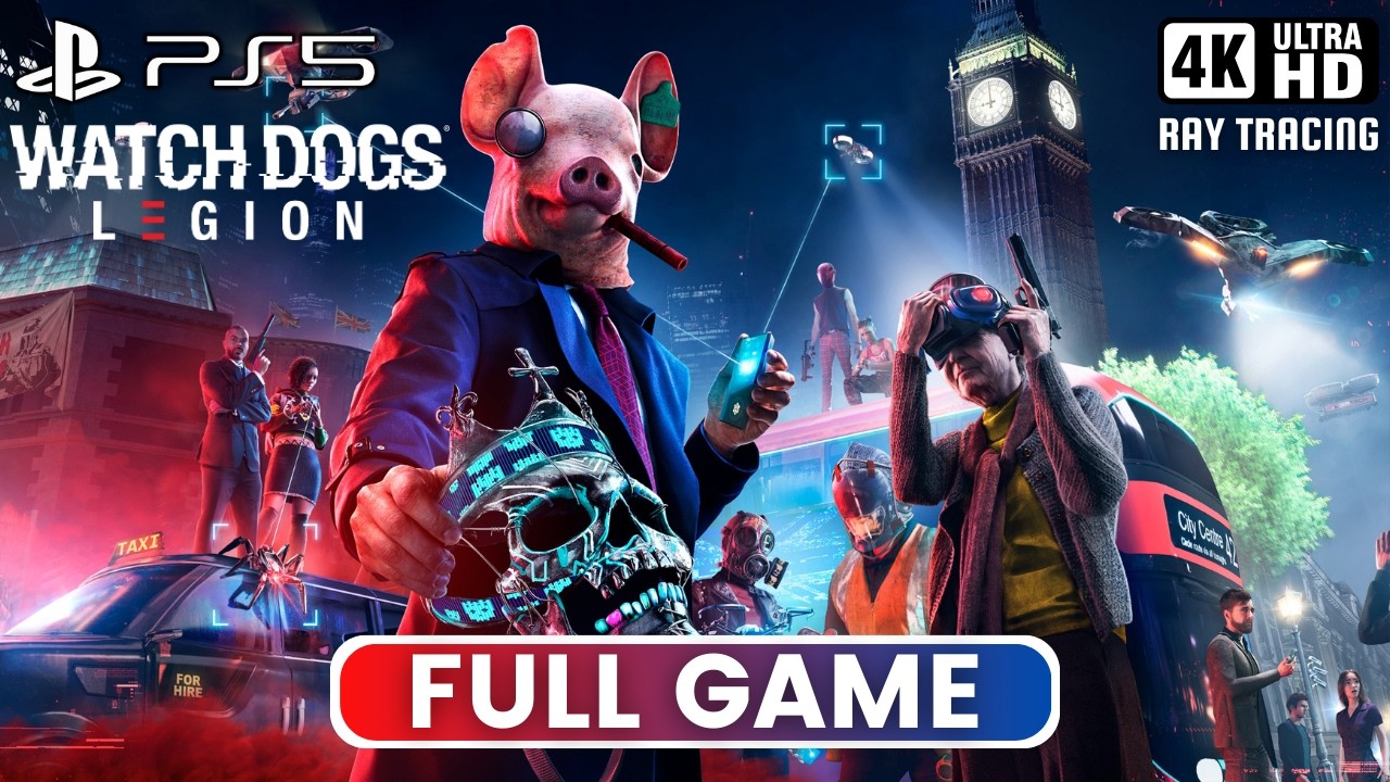 WATCH DOGS: LEGION | Полная игра (PS5 Gameplay 4K RAY TRACING)