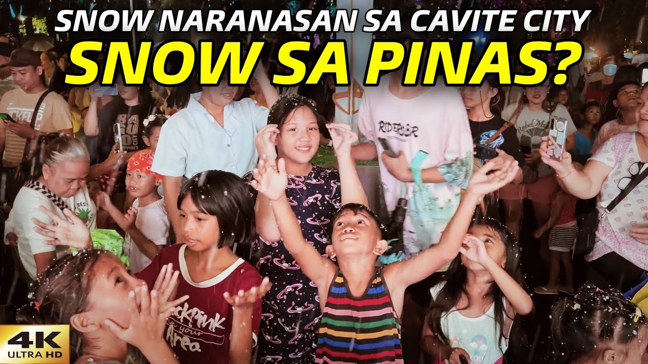 SNOW Naranasan sa Cavite City Philippines [4K]