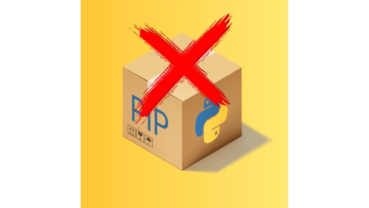Stop using pip in Python now
