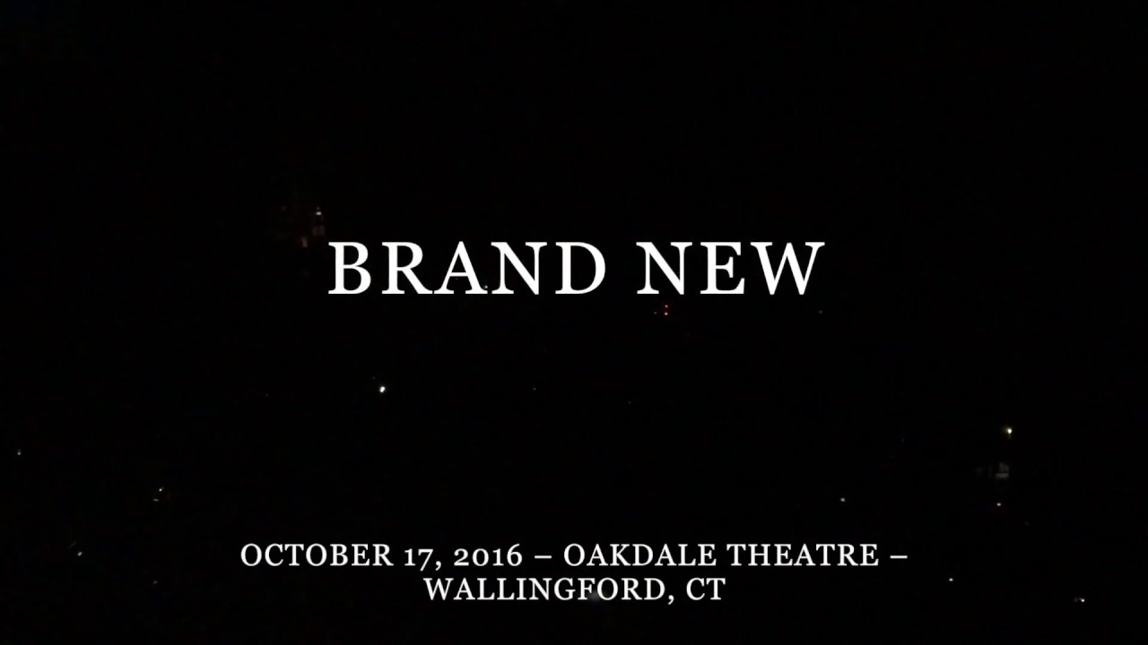 Brand New - Live in Wallingford, CT - 10/17/16 - Full Show
