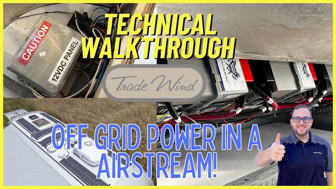 The Off Grid Airstream Travel Trailer - 2024 Airstream Trade Wind 25FB Technical Walkthrough