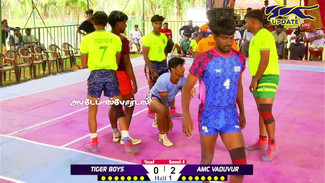 SF | TIGER BOYS OKKANADU vs AMC.VADUVUR #PARAVAKKOTTAI#THIRUVARUR MENS KABADDI - 2026