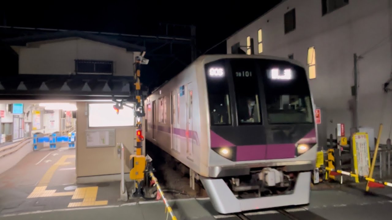 東京メトロ08-101F 新木場CR入場回送 九品仏通過