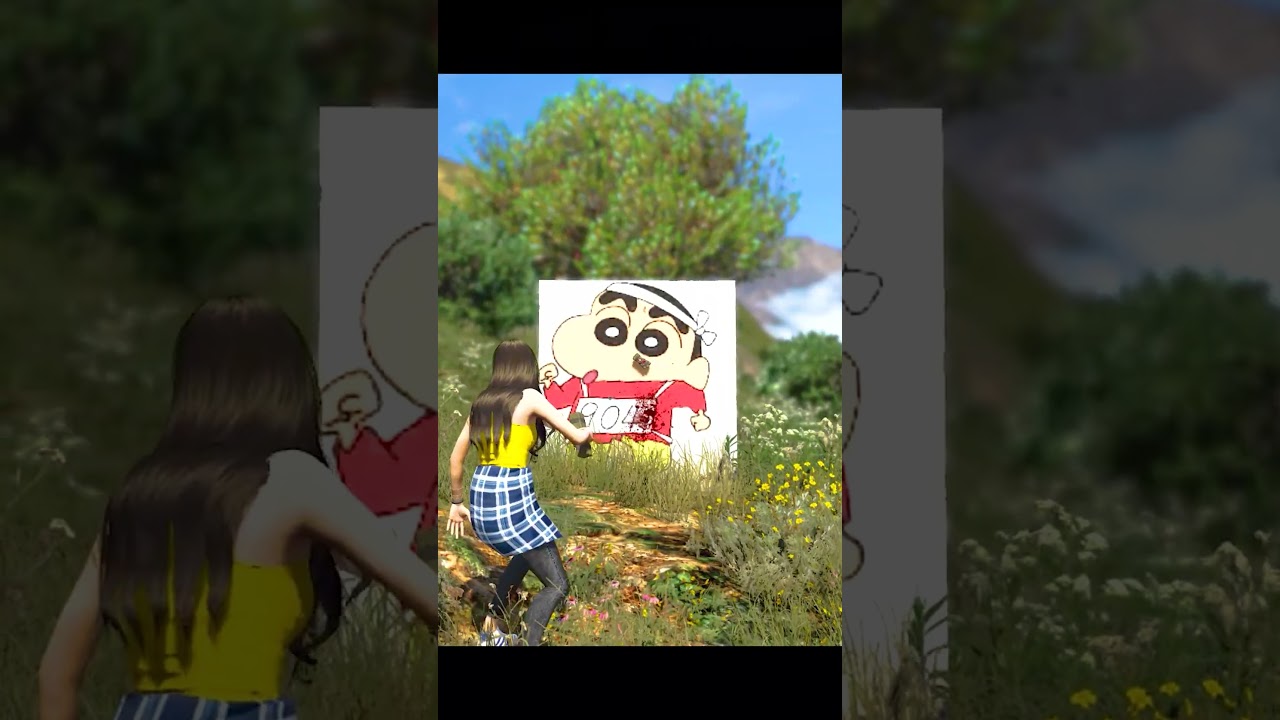 Shinchan🤣 Saw His Container🔥 On A Forest😱 