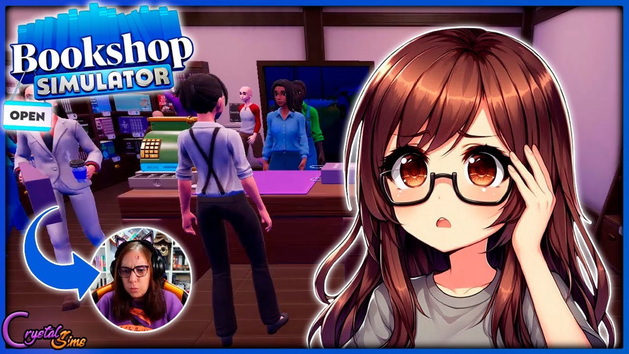 LA CONTRATO PARA QUE ME AYUDE PERO ACABA HACIENDO OTRO TRABAJO | BOOKSHOP SIMULATOR | CRYSTALSIMS