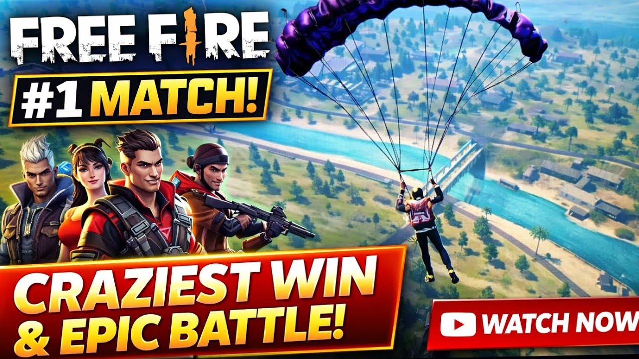 Free Fire #1 Match Highlights | Action Packed! 🔥