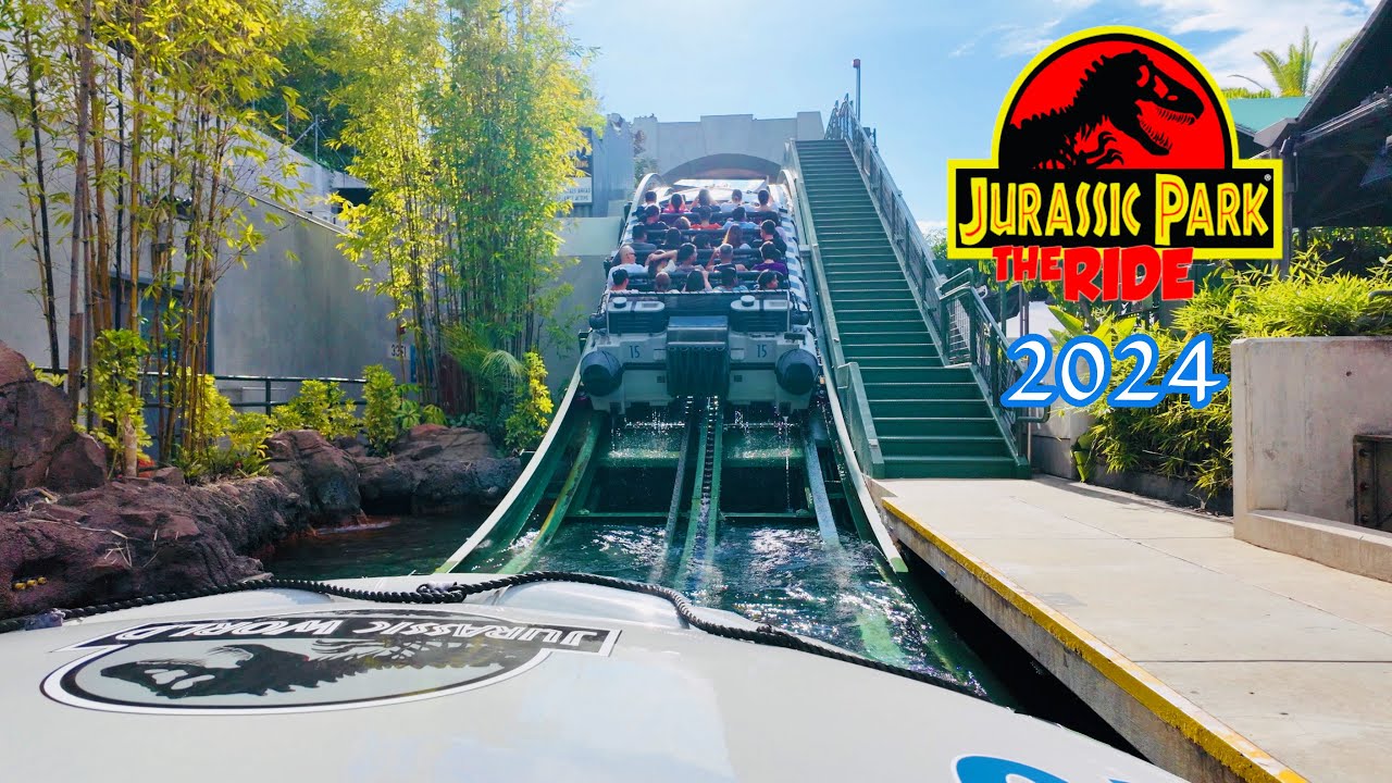 Jurassic World - The Ride [4K POV] at Universal Studios Hollywood