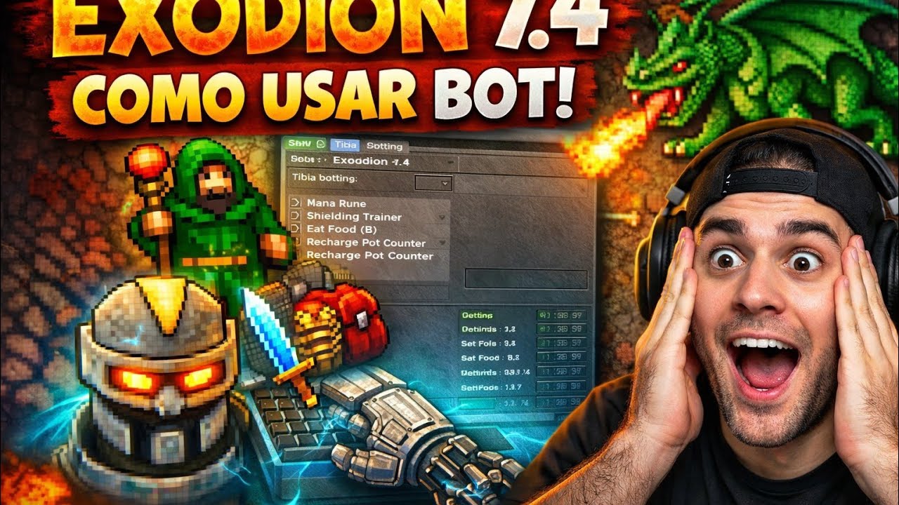 🔥 COMO CONFIGURAR BOT NO TIBIA EXODION 7.4 | GUIA COMPLETO