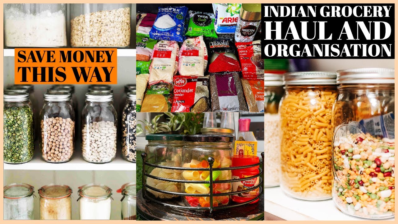 INDIAN MONTHLY GROCERY PLANNING SHOPPING AND ORGANISATION | GROCERY HAUL