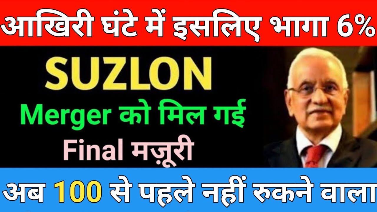 SUZLON ENERGY LATEST NEWS | SUZLON ENERGY | MARKET SUPPORT