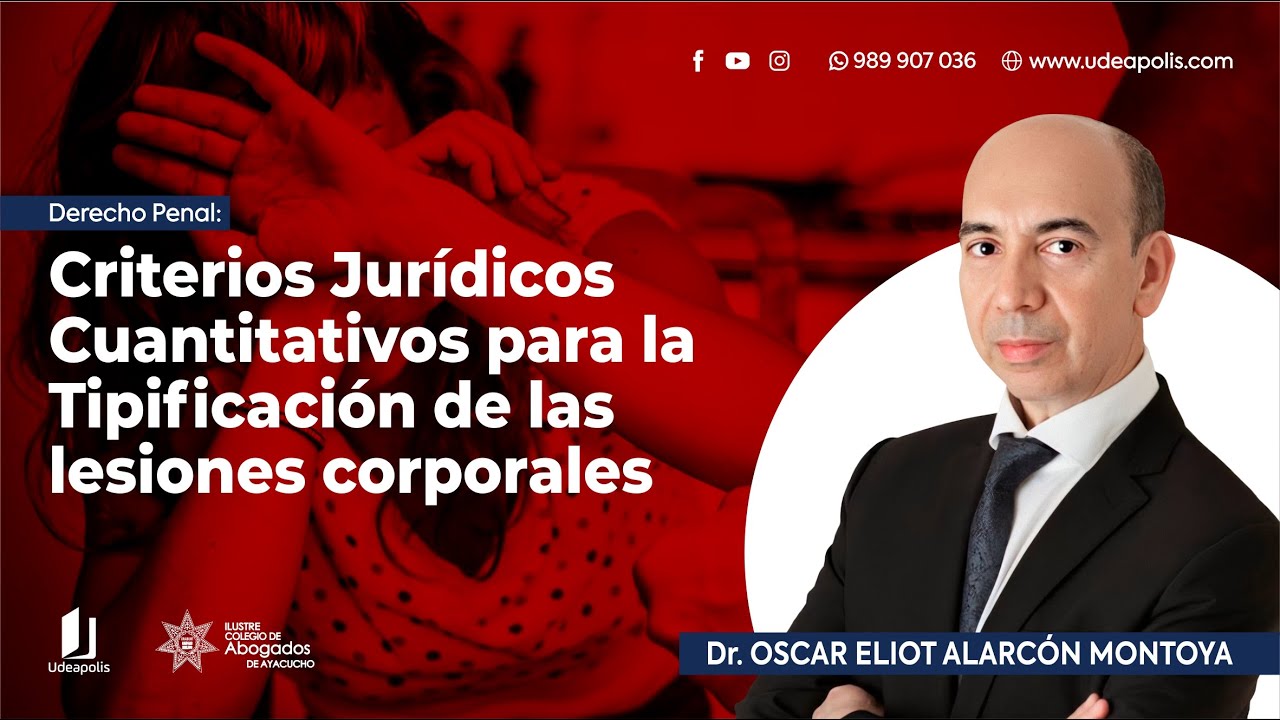 Criterios Jur&iacute;dicos Cuantitativos para la Tipificaci&oacute;n de las Lesiones Corporales