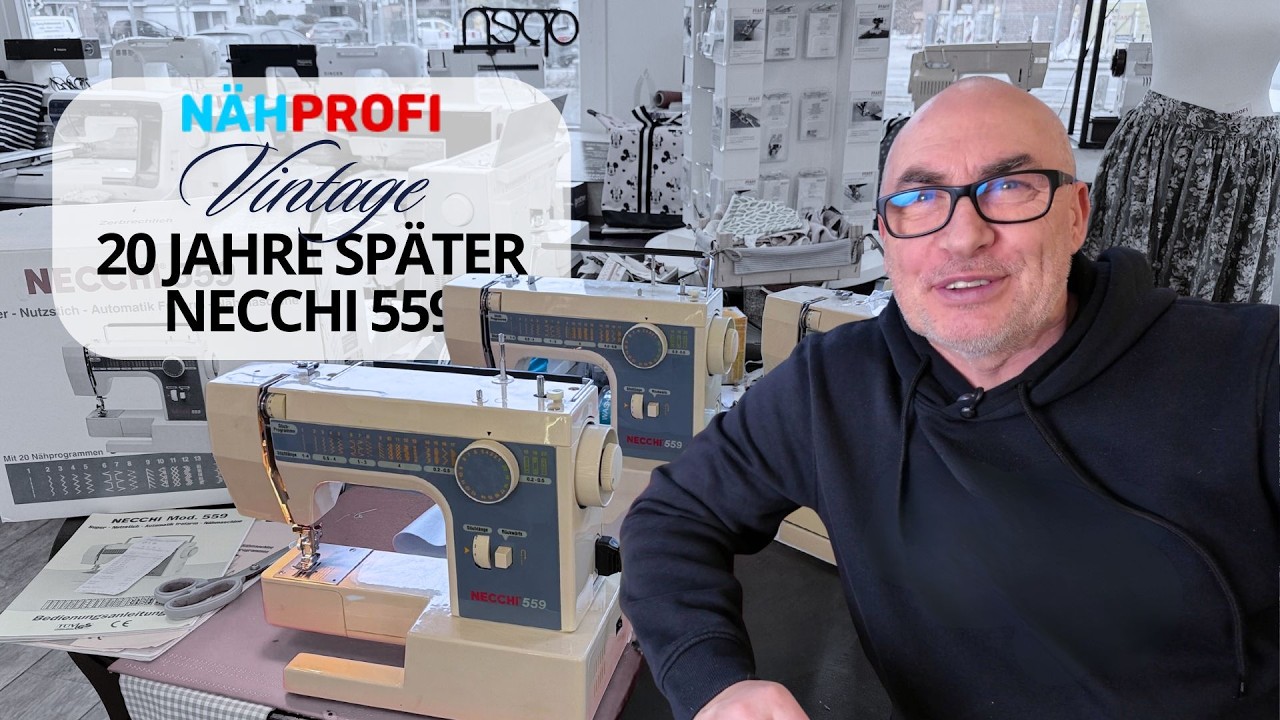 Aldi-N&auml;hmaschine im Test: Lohnt sich die Necchi 559 heute noch? Vintage N&auml;hmaschine