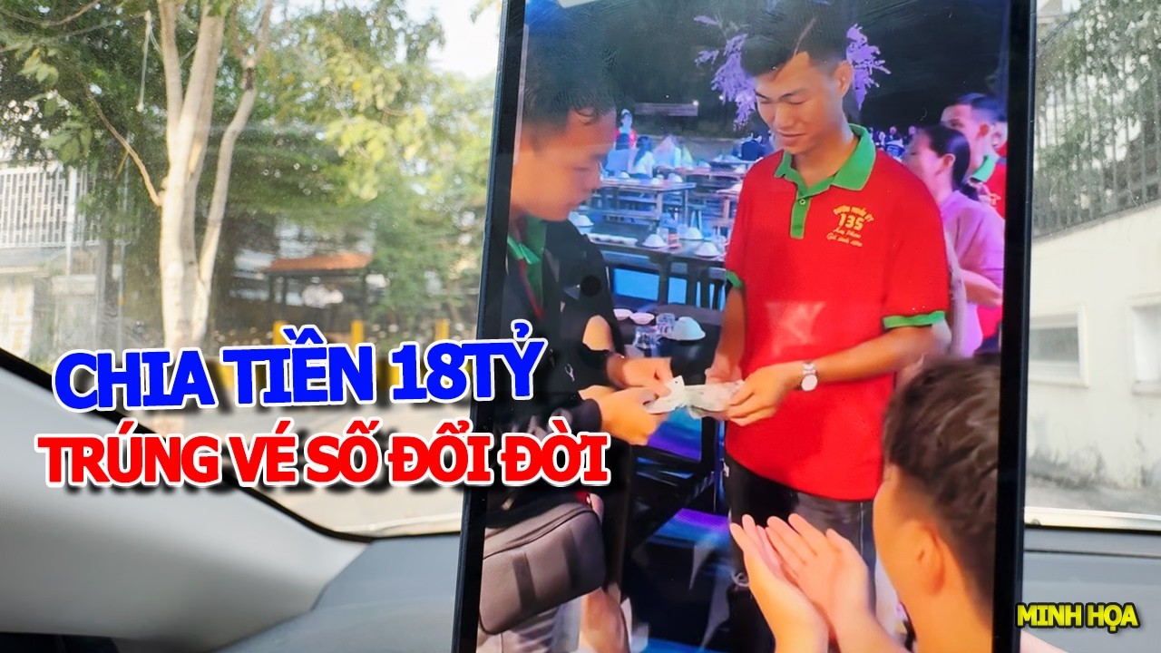 GIÂY PHÚT CHIA TIỀN TRÚNG SỐ ĐỘC ĐẮC 18 TỶ - NHÂN VIÊN PHỤC VỤ QUÁN SƯỜN MUỐI ỚT 135 BẾN LỨC ĐỔI ĐỜI