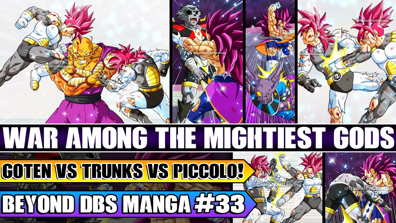 Beyond Dragon Ball Super Vegetas War Amongst The Mightiest Gods! Goten Vs Trunks Vs Orange Piccolo!