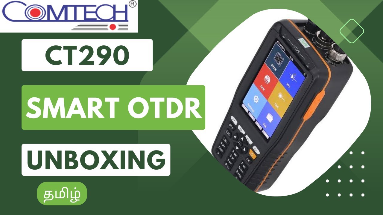 Mini OTDR CT290 MODEL Unboxing in Tamil | Low Budget Smart OTDR |  Price Details 2023 @ThozhanTech