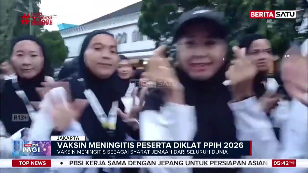 Petugas Haji Indonesia Dapat Vaksin Meningitis Jelang Bertugas #beritasatu