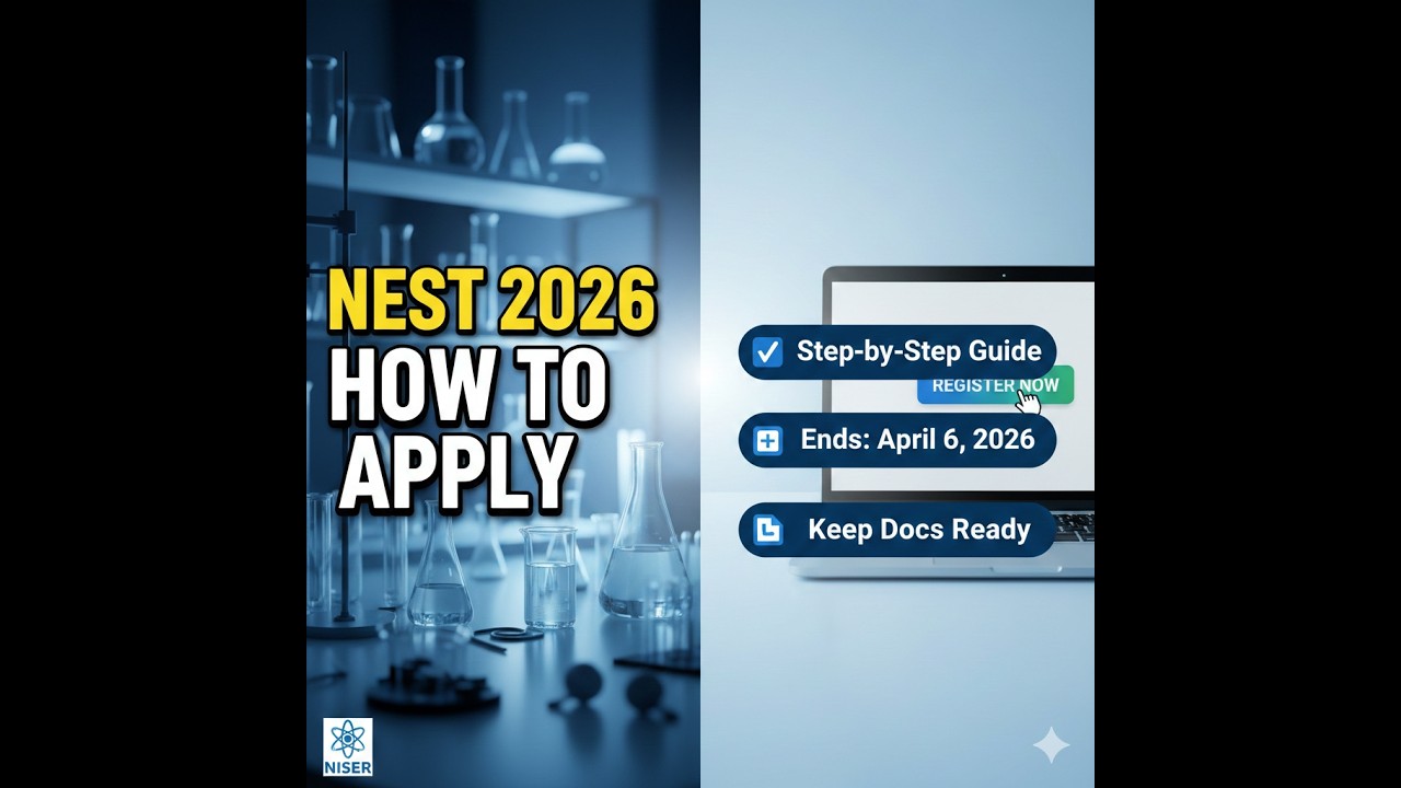 How to Apply fort NEST Exam 2026 | Integrated MSC Program
