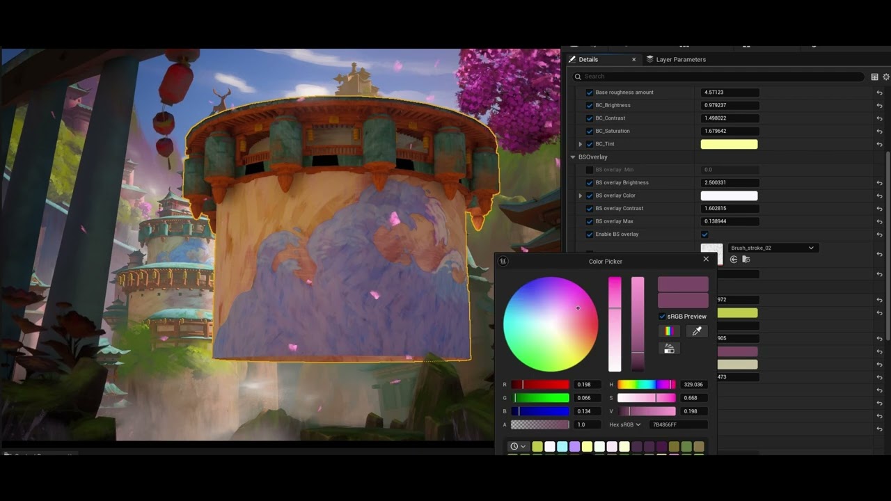 RGB Material. Unreal 5